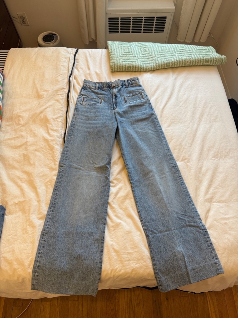 Sandro Wide Leg Light Blue Women’s Jeans